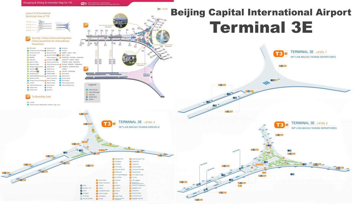 Beijing terminal 3 ramani