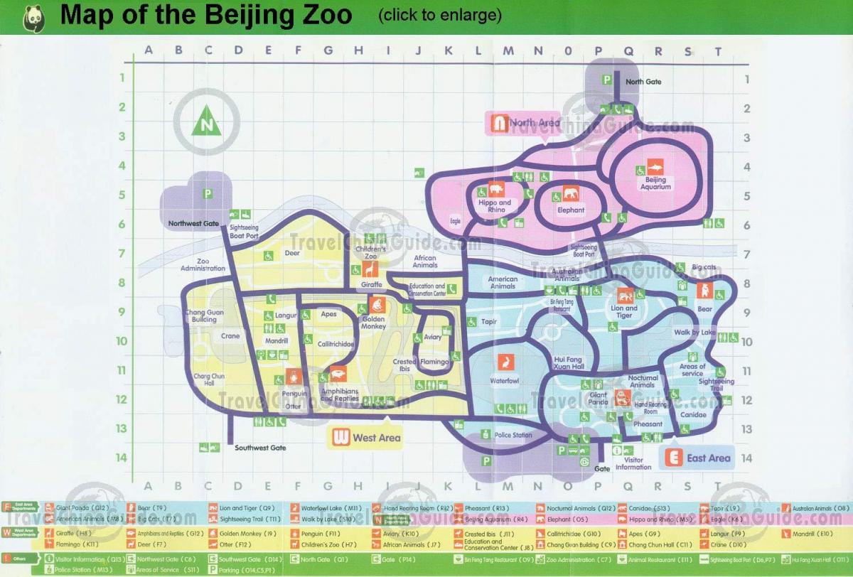 ramani ya Beijing zoo