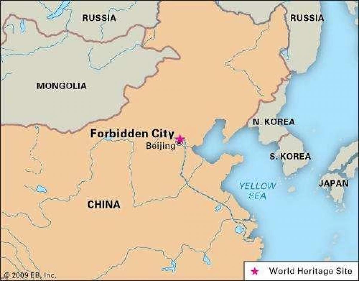 forbidden city China ramani