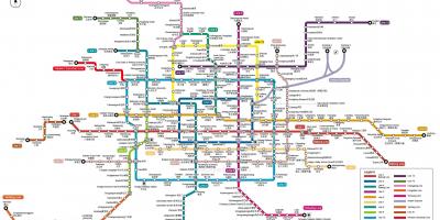 Beijing subway ramani 2016