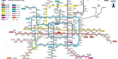 Beijing kituo cha subway ramani