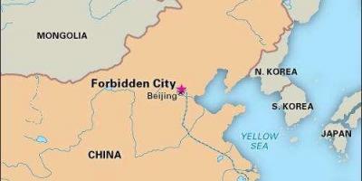 Forbidden city China ramani
